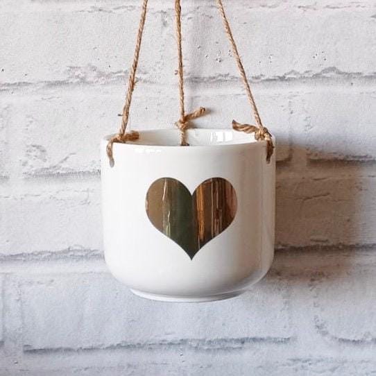 Heart Hanging Planter