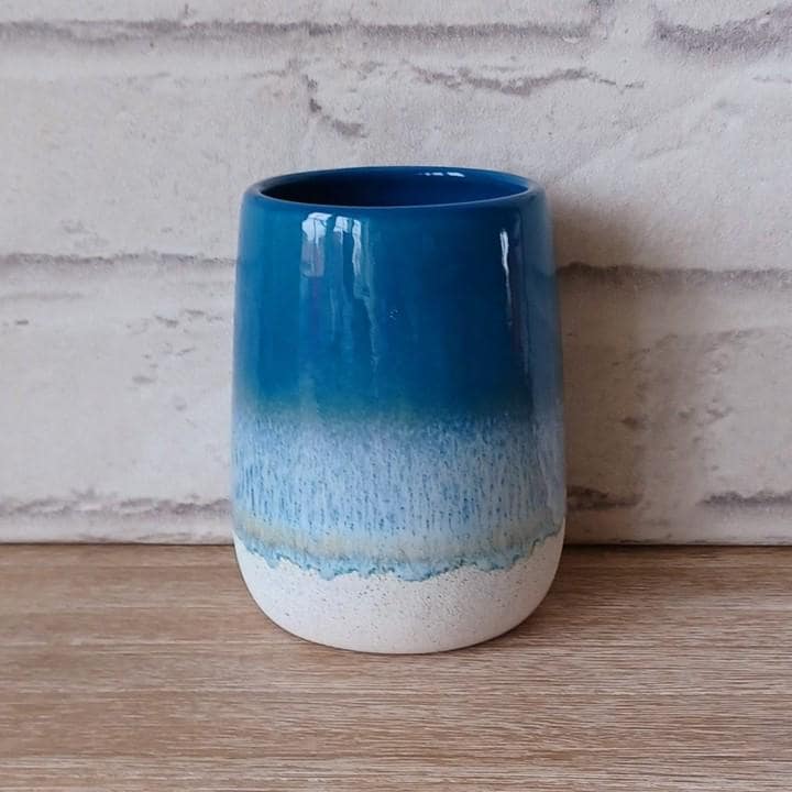 Blue Bathroom Tumbler