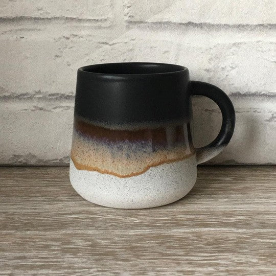 Black Stoneware Mug