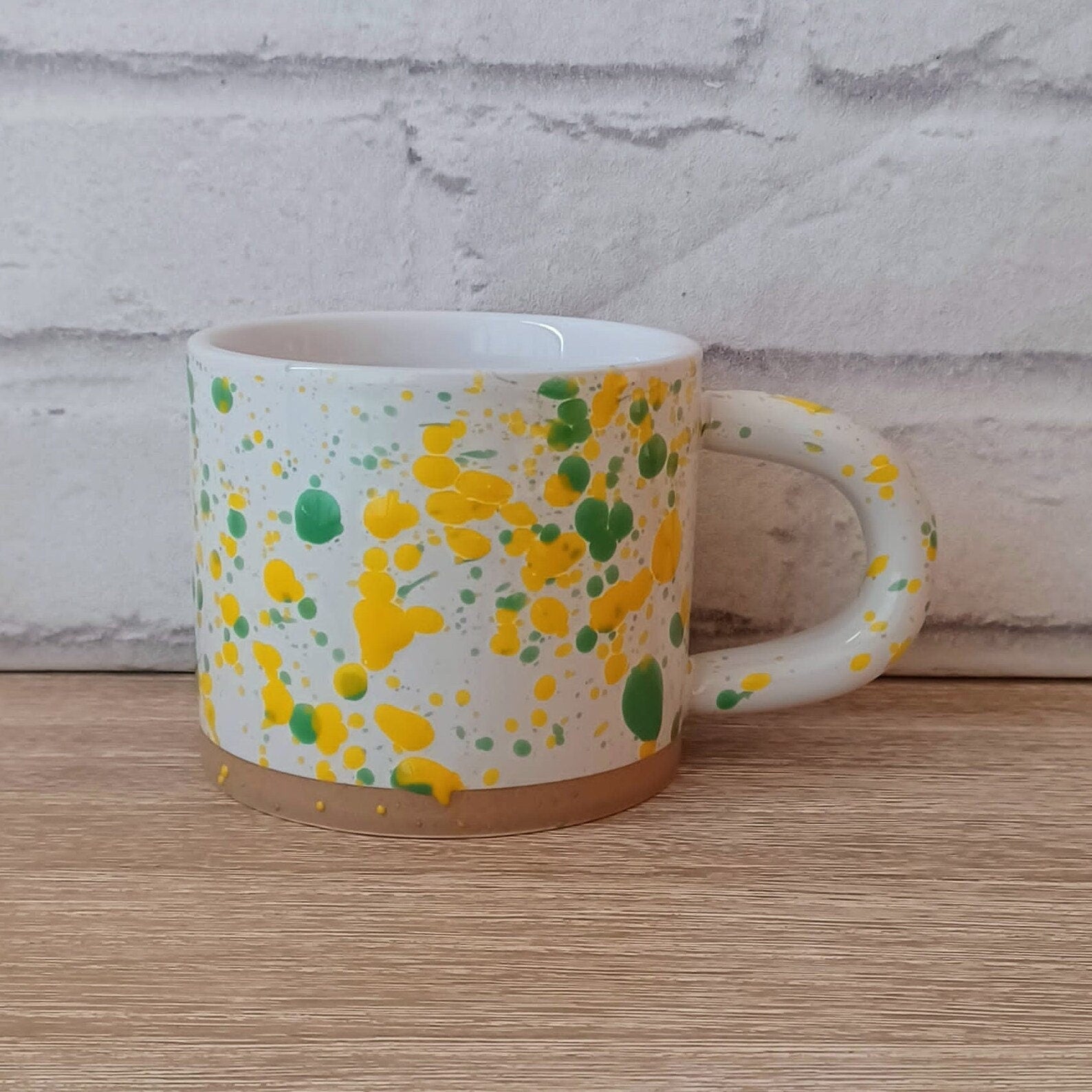 Yellow Splattered Mug