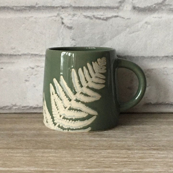Green Leaf Mug