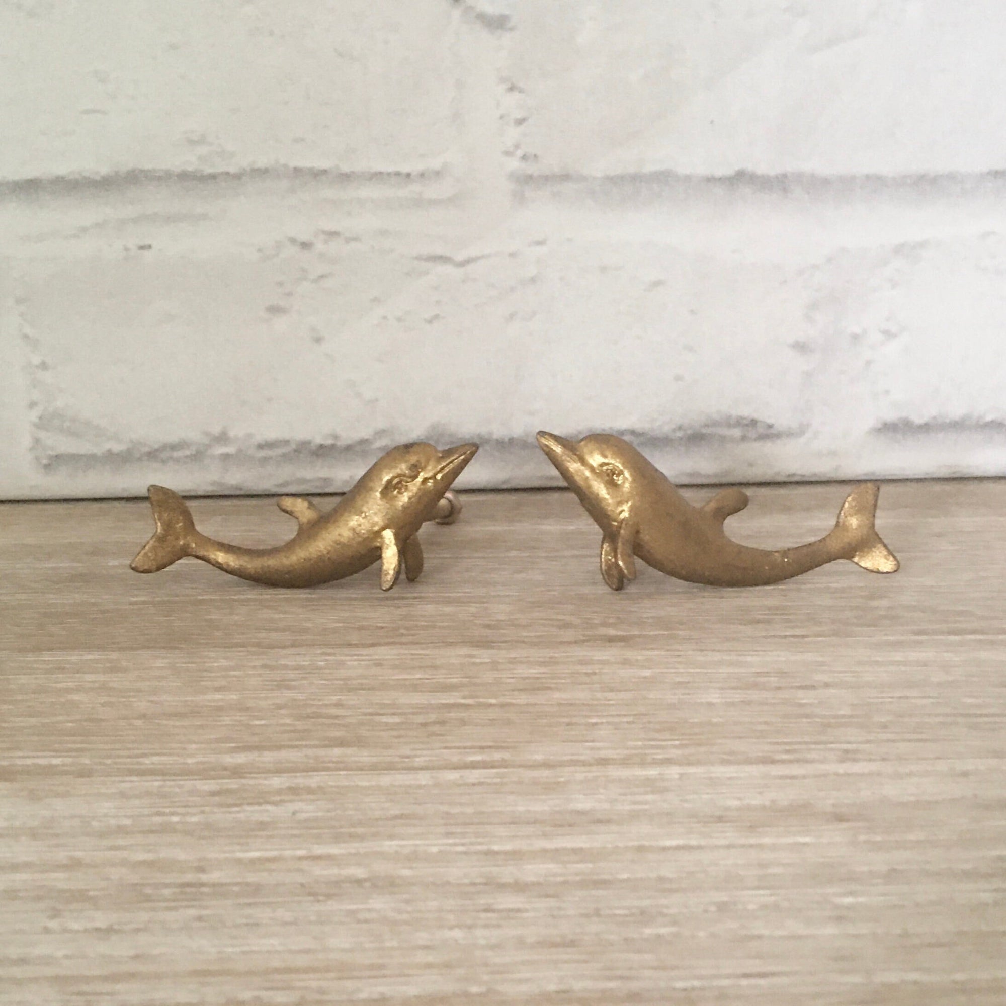 2 x Dolphin Drawer Knobs