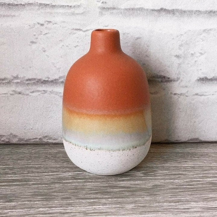 Orange Mojave Vase