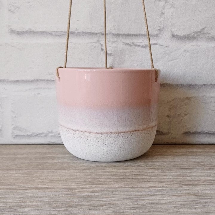 Pink Hanging Planter