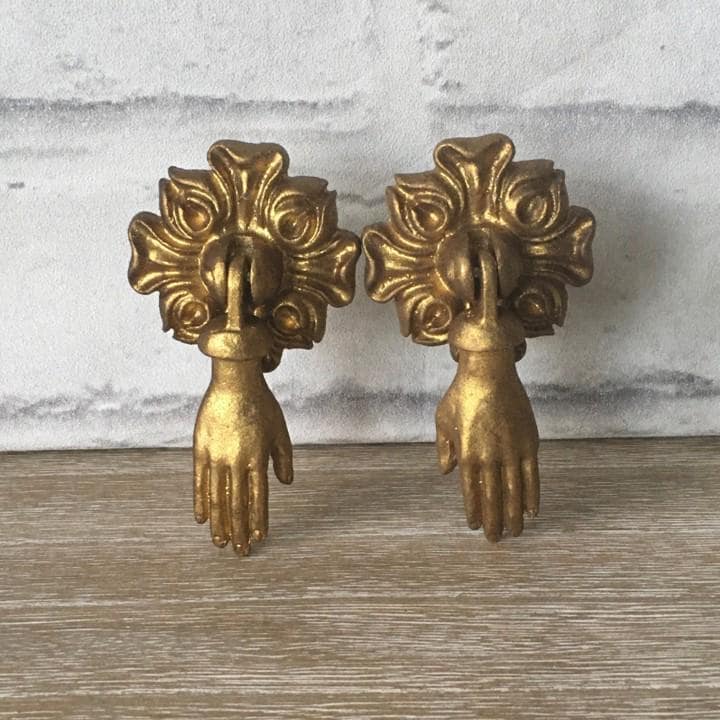 2 x Hand Drawer Knobs