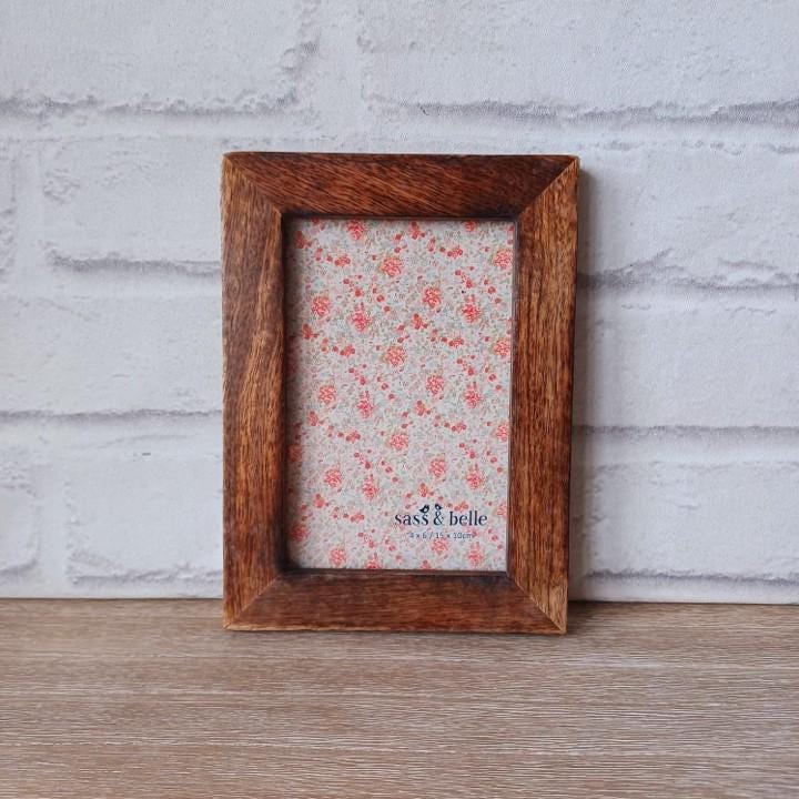 Dark Wood Photo Frame