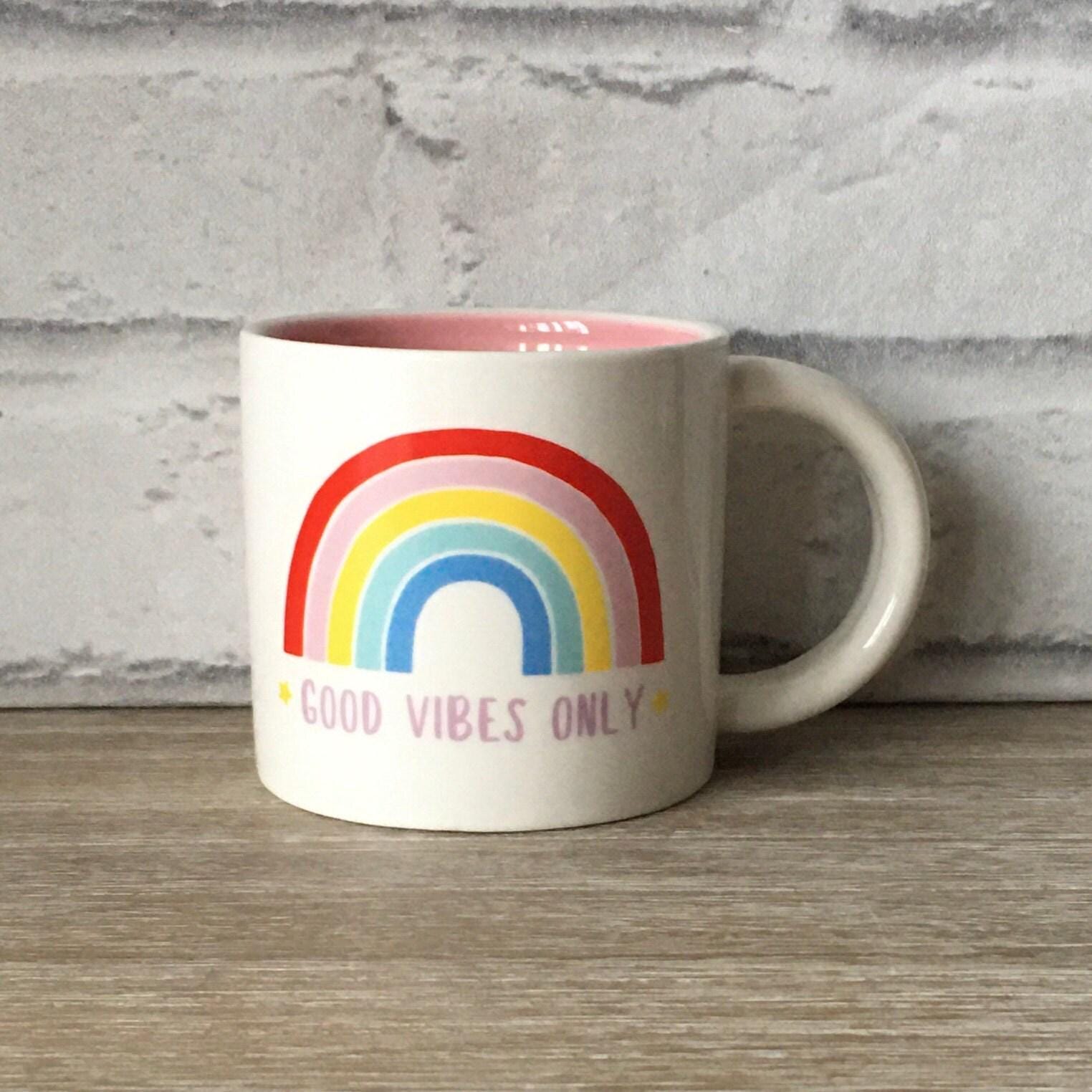 Good Vibes Rainbow Mug