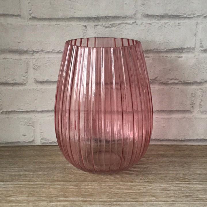Pink Glass Vase