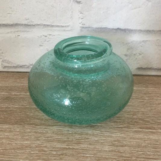 Green Recycled Glass Vase