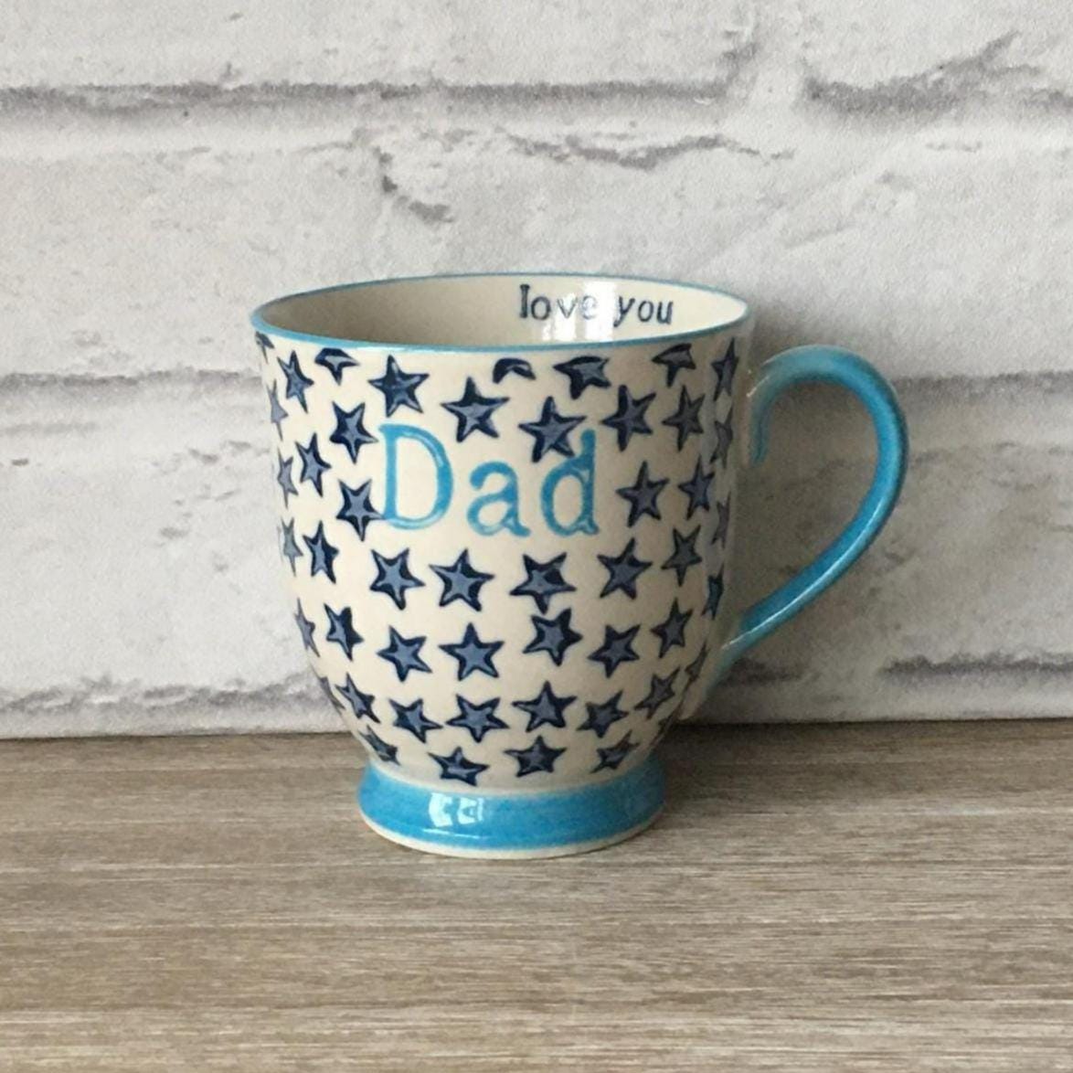 Blue Stars Dad Mug