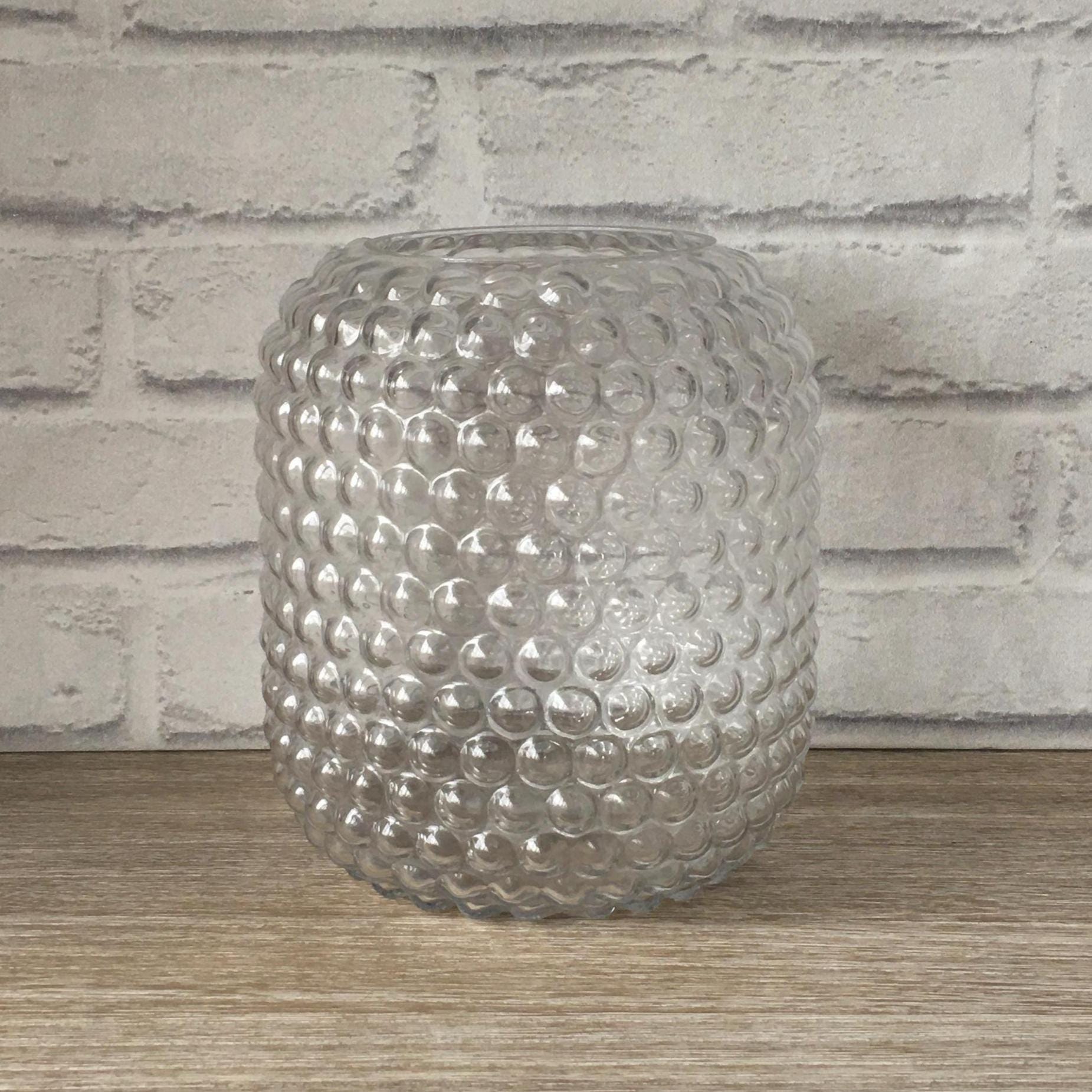 Clear Bobble Vase