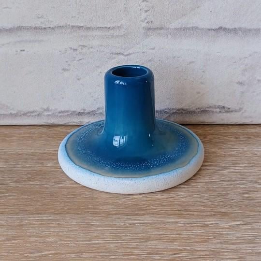 Blue Candle Holder