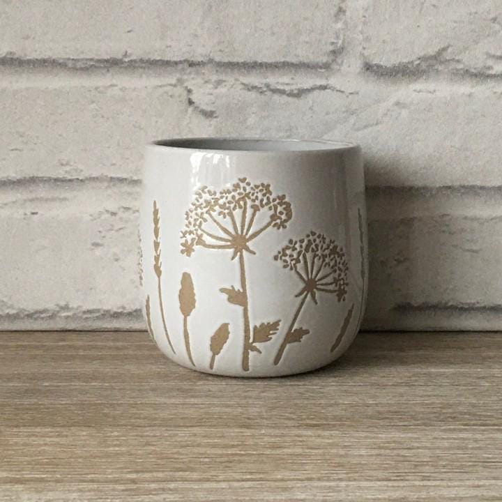 Flower Imprint Planter