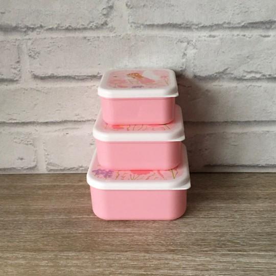 3 x Fairies Lunch Boxes