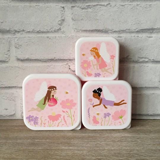 3 x Fairies Lunch Boxes