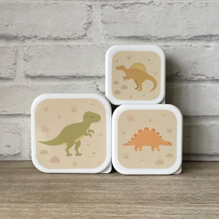 3 x Dinosaur Lunch Boxes