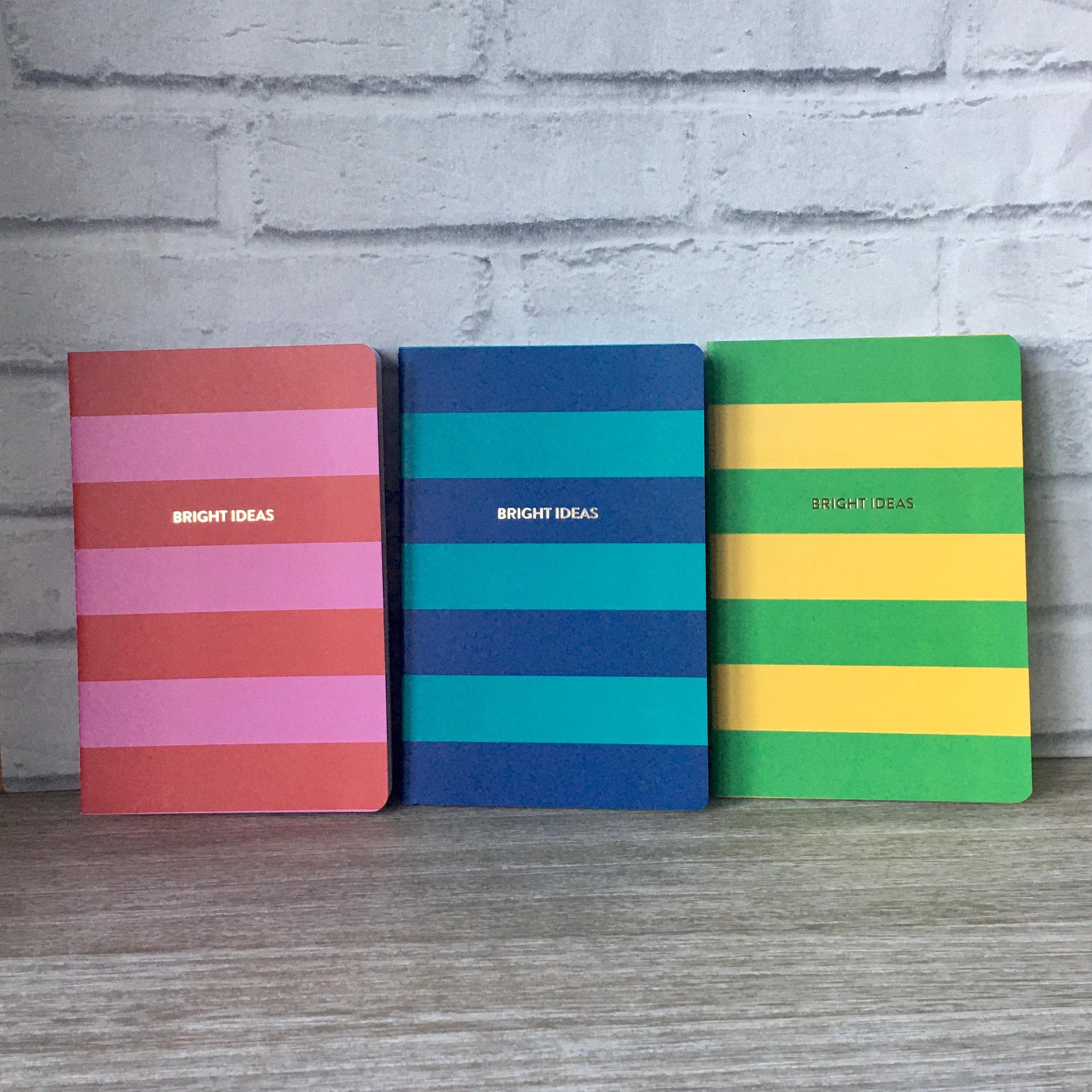 3 x Bright Ideas Notebooks
