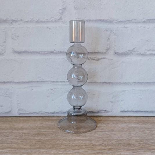 Grey Bubble Candle Holder