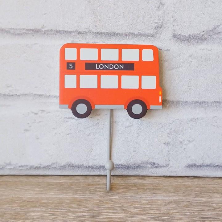 Red London Bus Wall Hook