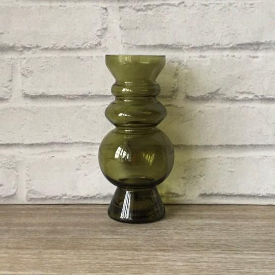 Green Ripple Vase
