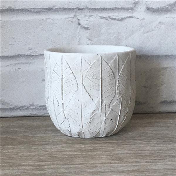 Cement Leaf Planter
